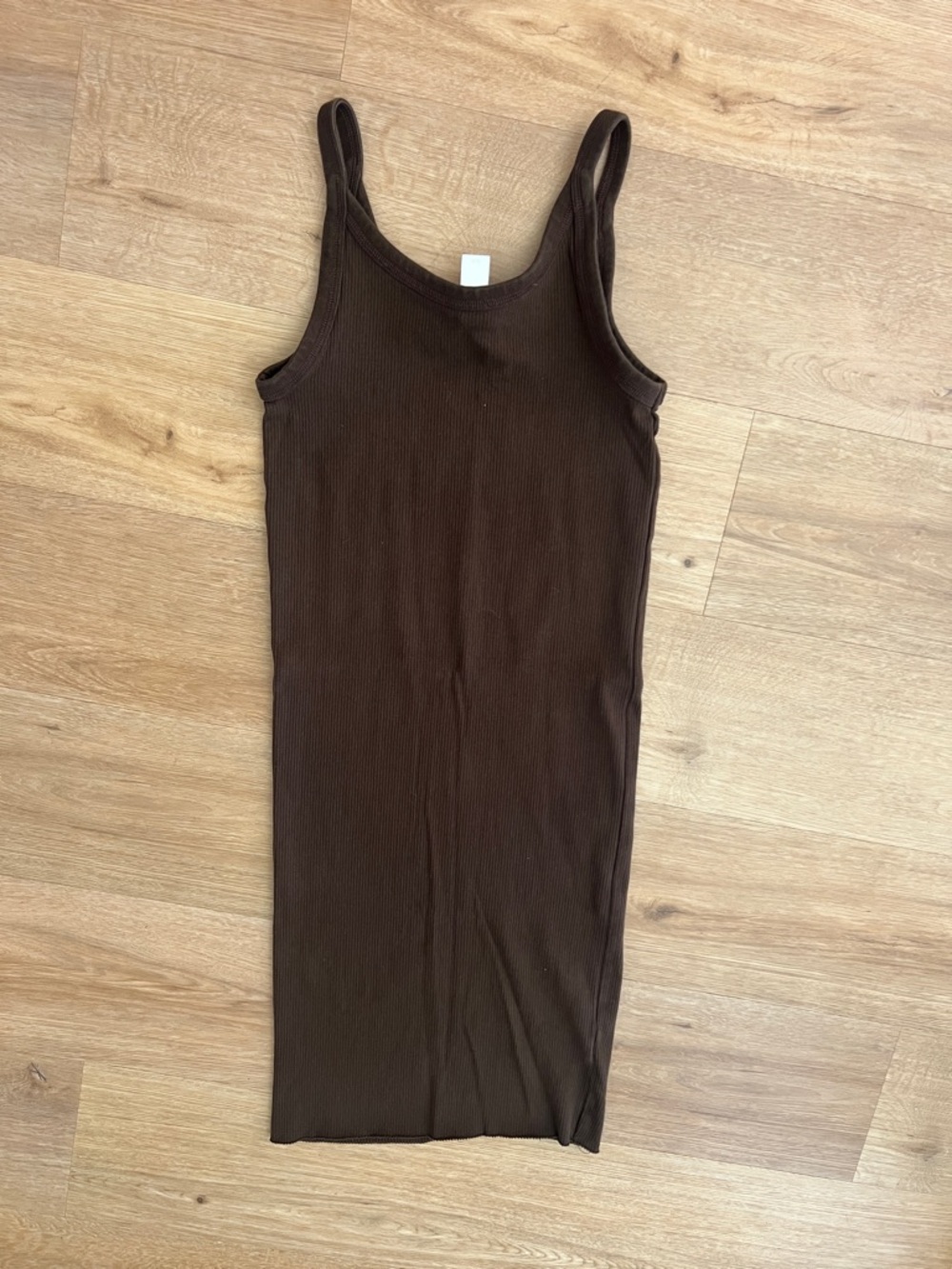 H&M Black Midi bodycon Tank Dress